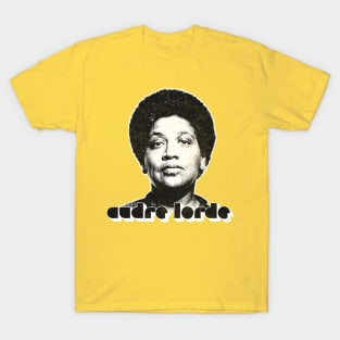 Audre Lorde / Retro Style FAn Art Design T-Shirt